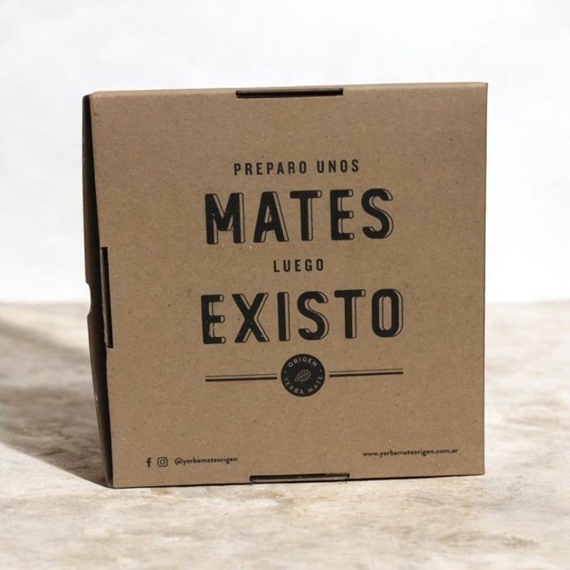 Caja para mate con impresión a medida — trabajo Medamil