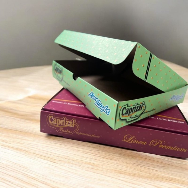 Media Caja premium impresa a color para pastas
